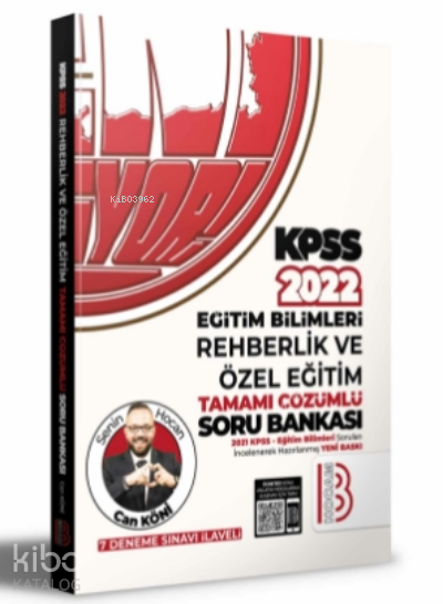 Benim Hocam Yayınları KPSS 2022 Eğitim Bilimleri Rehberlik ve Özel Eğitim Tamamı Çözümlü Soru Bankası (7 Deneme Ilaveli)