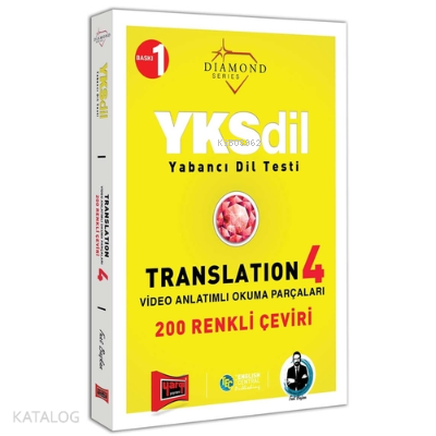 Yargı Yayınevi YKSDİL Yabancı Dil Testi Translation 4 Video Anlatımlı Okuma Parçaları