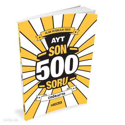 Hız Yayınları AYT Coğrafya Son 500 Soru