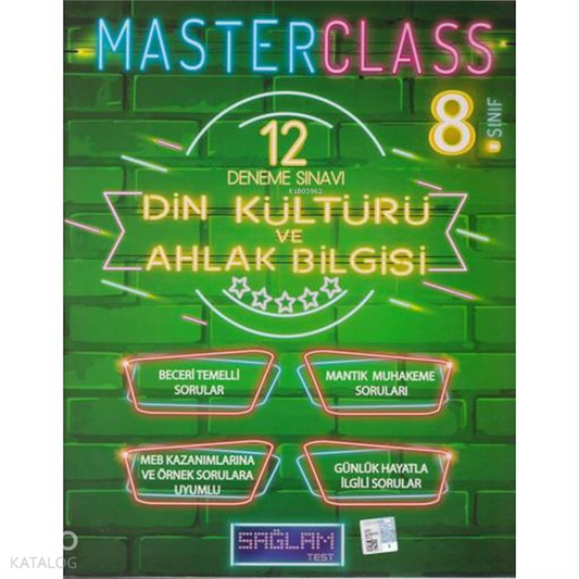 Sağlam Test 8. Sınıf Din Kültürü ve Ahlak Bilgisi Kültürü Masterclass 12 Deneme