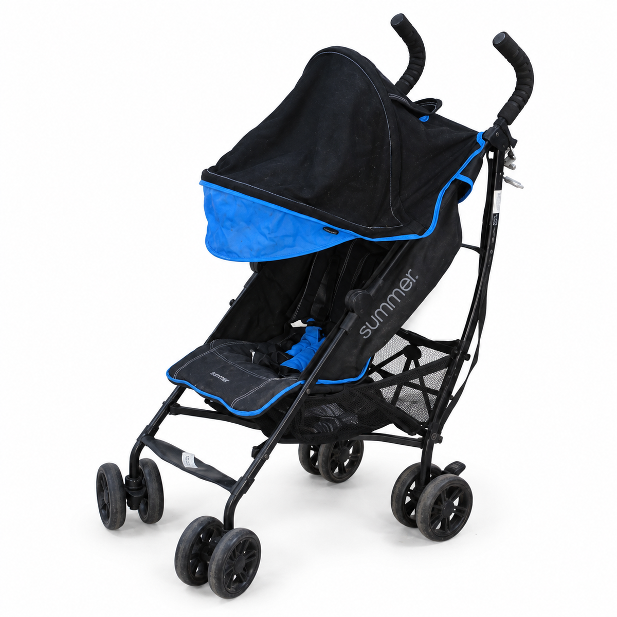 Summer Infant Baston Tipi Bebek Arabası – Siyah/Mavi – İkinci El