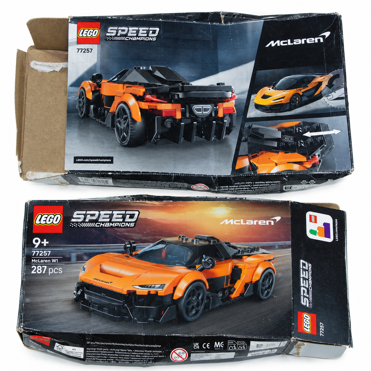 LEGO Speed Champions McLaren W1 77257 – 287 Parça – Kutusu Hasarlı